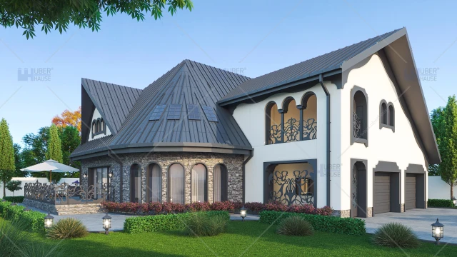Proiect personalizat casa cu etaj si garaj dublu- Sector 1 Proiect personalizat casa cu etaj si garaj dublu- Sector 1